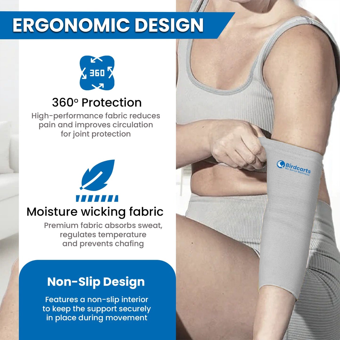Birdcarts Elbow Support Brace - Birdcarts