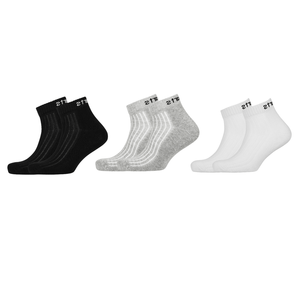 Birdcarts Ankle Ribbed Socks - 3 Pairs - Birdcarts