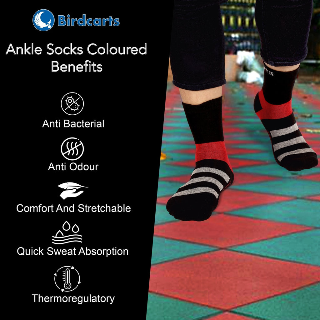 Birdcarts Ankle Socks - Pair of 3 - Birdcarts