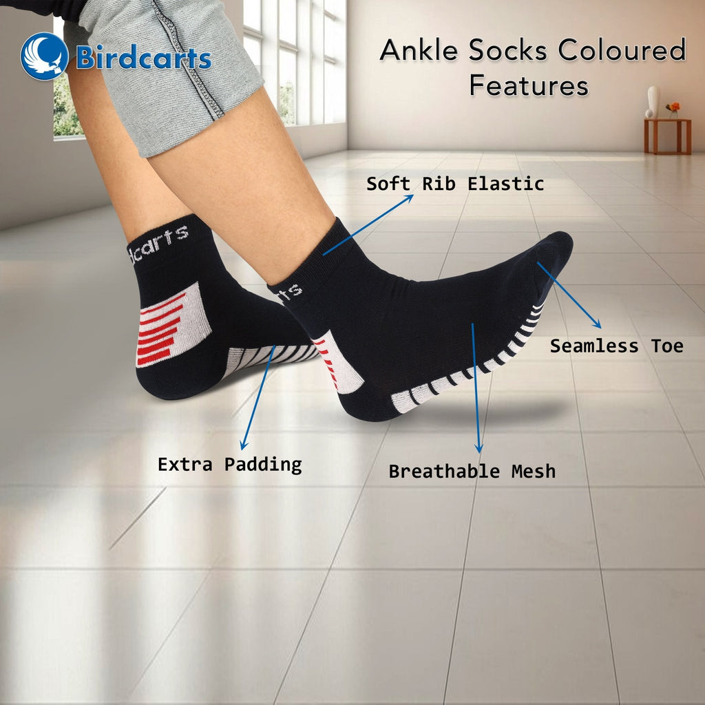 Birdcarts Ankle Socks - Pair of 3 - Birdcarts