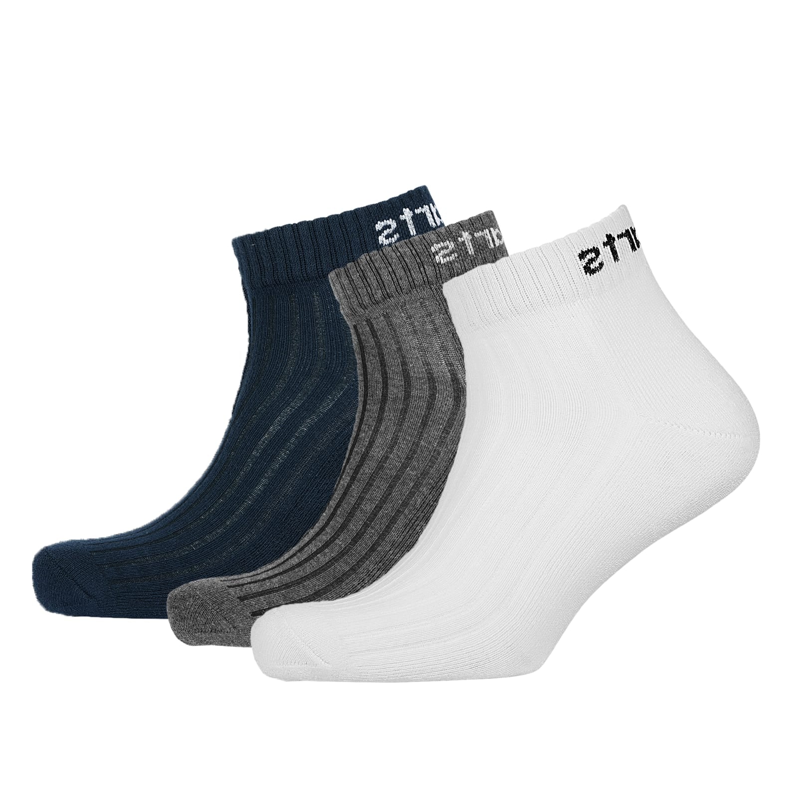 Birdcarts Ankle Socks Ribbed - 3 pair - Birdcarts