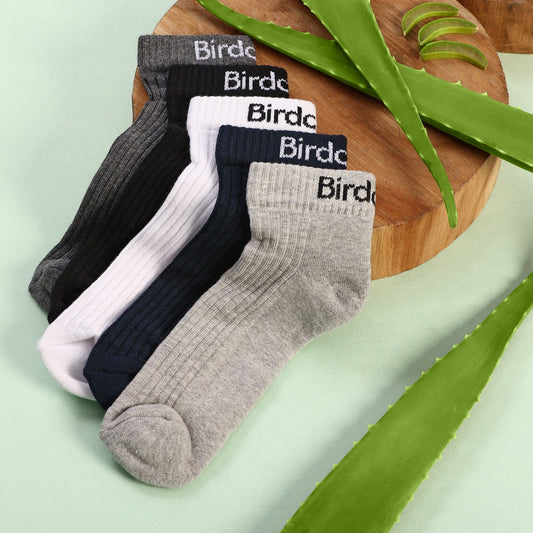Birdcarts Ankle Socks Ribbed - 3 pair - Birdcarts
