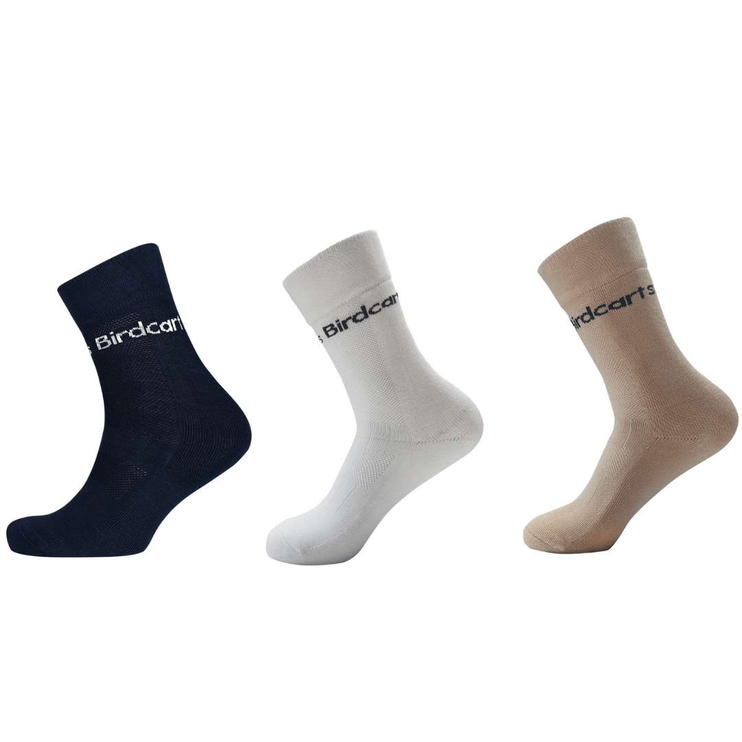Birdcarts Bamboo Diabetic Socks - 3 Pairs - Birdcarts