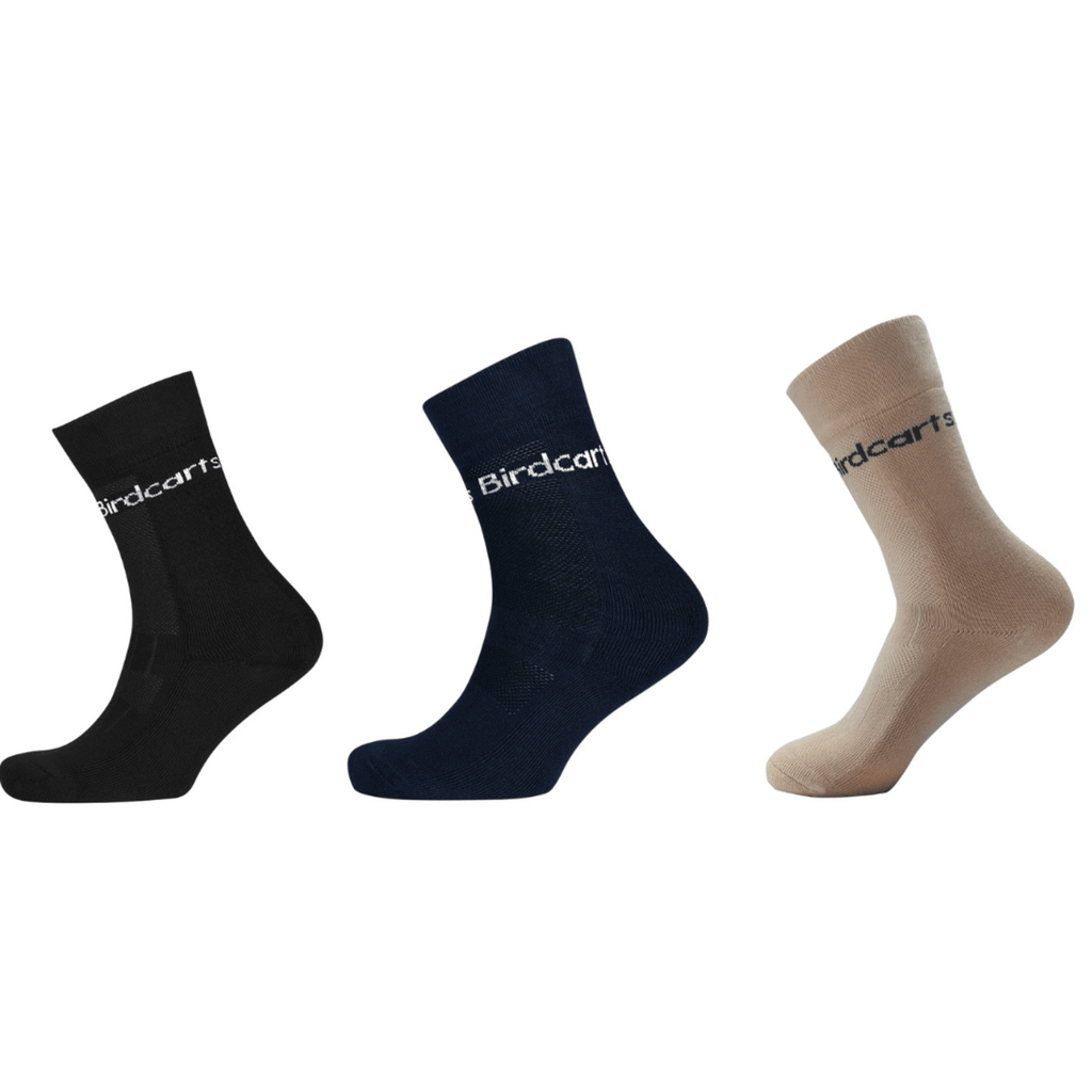 Birdcarts Bamboo Diabetic Socks - 3 Pairs - Birdcarts