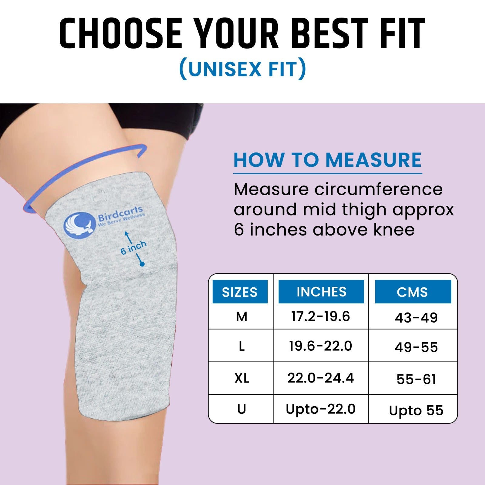 Birdcarts Best Knee Cap for Pain Relief - Birdcarts