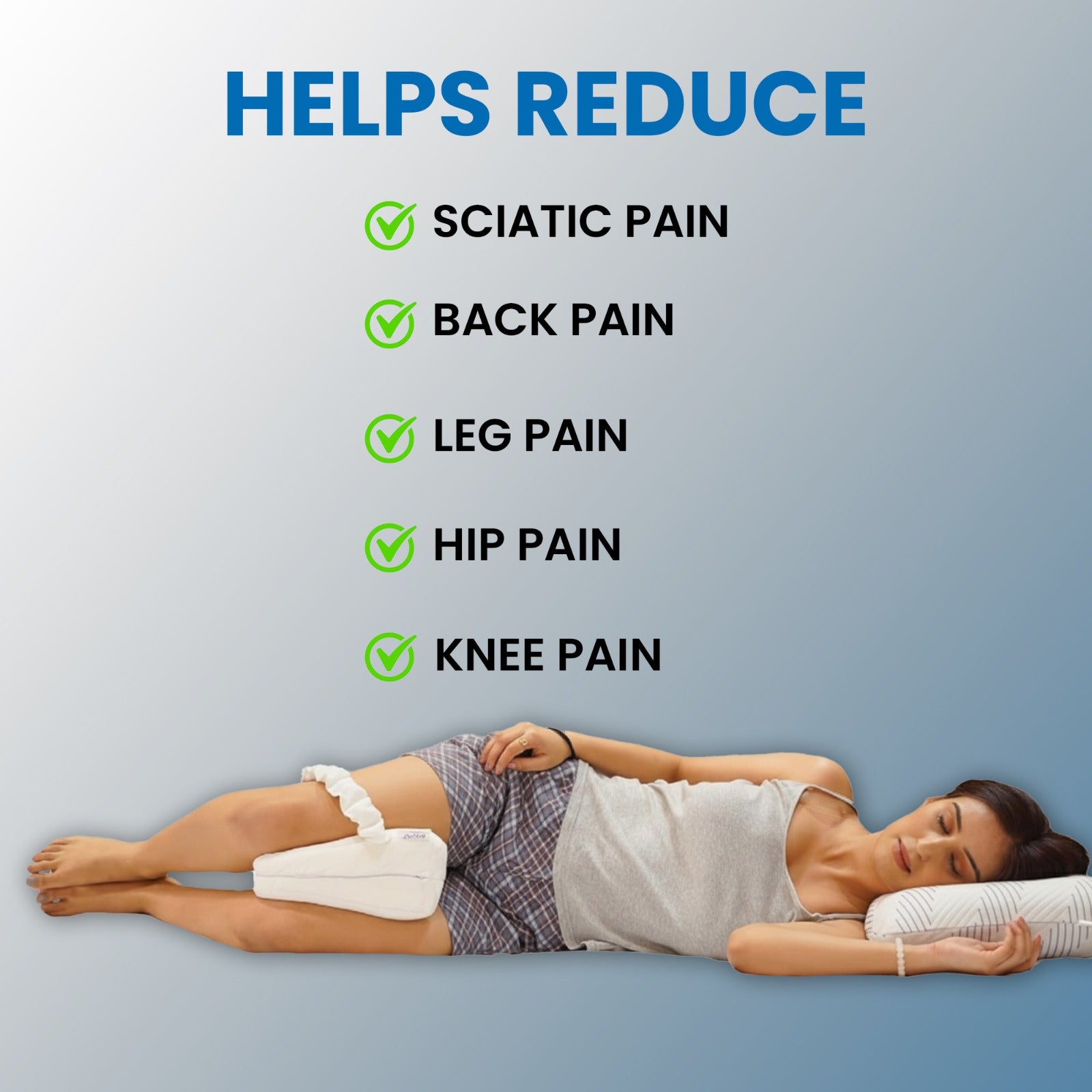 Birdcarts Knee Support Pillow – Premium Orthopedic Pain Relief Cushion for Legs, Hips & Lower Back - Birdcarts