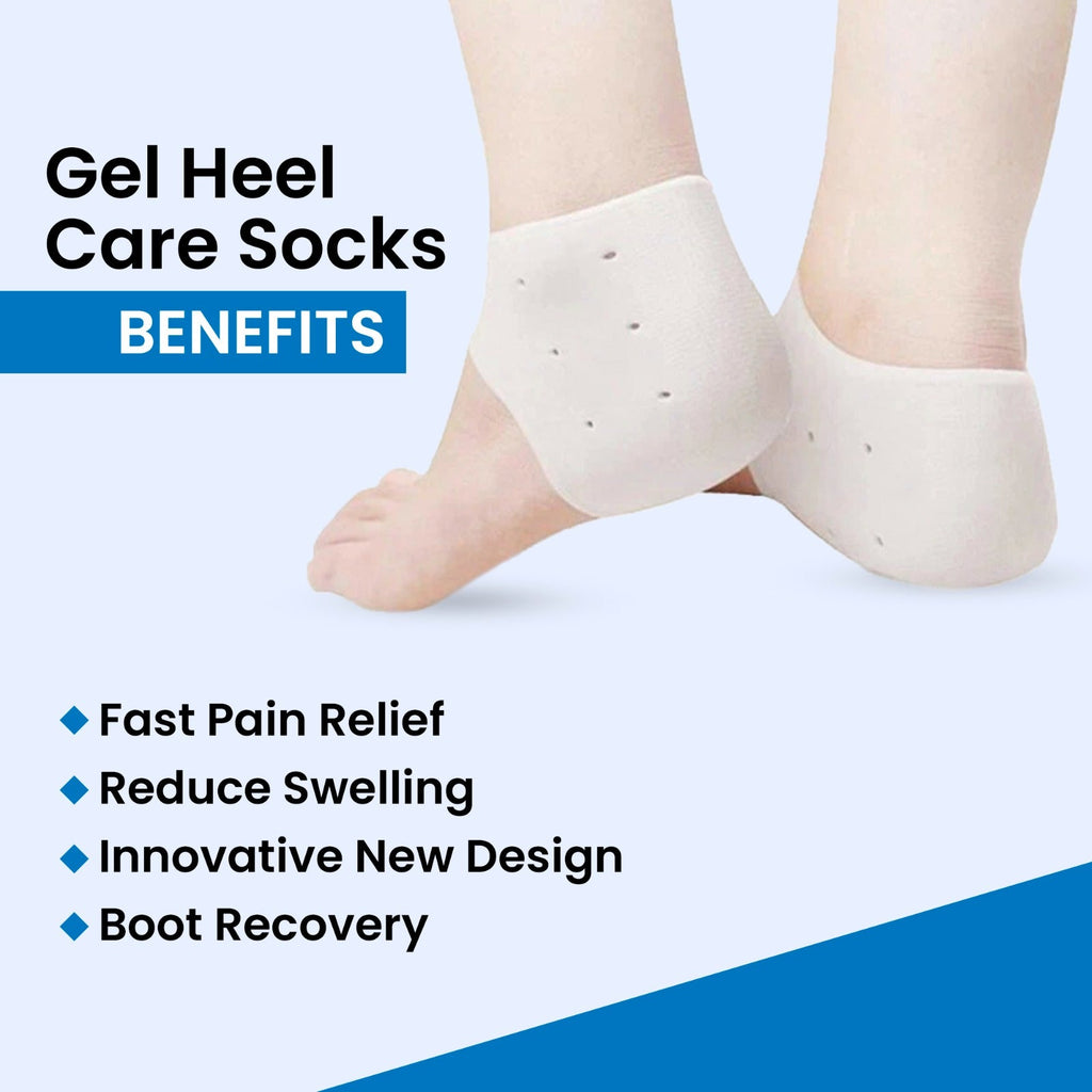 Birdcarts Silicon Gel Anti - Crack Heel Care Socks for Soft, Moisturized Feet | Best Foot Care Solution - Birdcarts